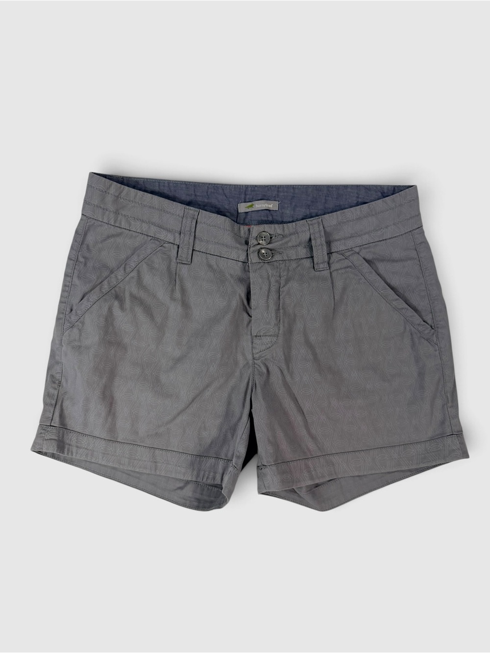 Horny Toad Toad&Co Etta Shorts Size 4 Gray Stretch Cotton Outdoor